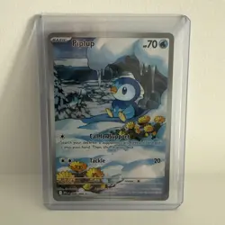 Pokemon TCG Piplup Illustration Rare 098/094 Near Mint Phantasmal Flames - Image 1