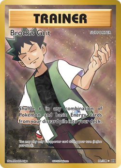 Brock's Grit 107/108 Ultra Rare Evolutions Pokemon Holo NM/M - Image 1