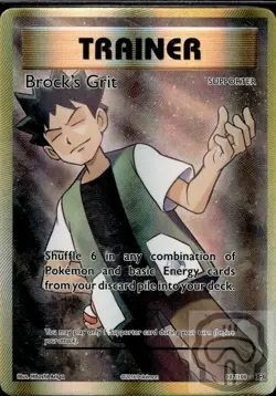 Brock's Grit 107/108 Ultra Rare Evolutions Pokemon Holo NM/M - Image 3