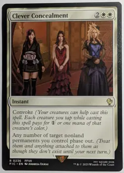 Clever Concealment x1 Commander: Final Fantasy MTG Magic the Gathering LP/NM - Image 1