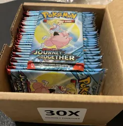 Pokemon TCG Scarlet & Violet: Journey Together Booster Packs 30x English 10 - Image 1