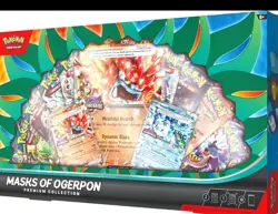 Pokemon TCG Masks of Ogerpon Premium Collection Box Sealed New - Image 1