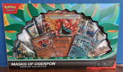 Pokemon TCG Masks of Ogerpon Premium Collection Box SEALED! NEW! DAMAGED BOX! - Image 1