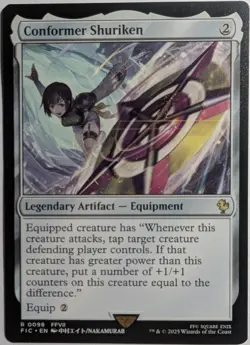 Conformer Shuriken x1 Commander Final Fantasy MTG Magic the Gathering LP/NM - Image 1