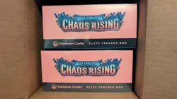 2x Pokemon Chaos Rising Pokemon Center Elite Trainer Box ETB ** IN HAND ** - Image 1
