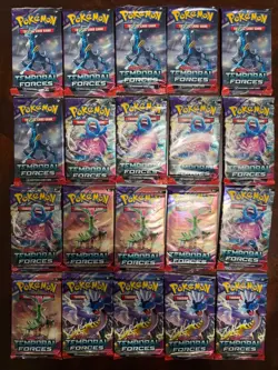 LOT of 20! Pokemon Temporal Forces Loose Booster packs FACTORY SEALED - Image 1
