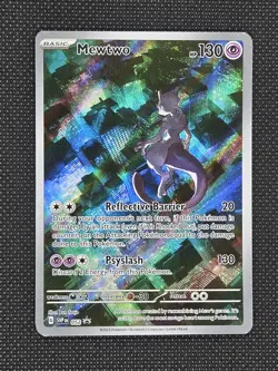 MEWTWO 2023 POKEMON SV BLACK STAR PROMO 151 UPC #052 NM - Image 1