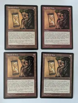 4 Sands of Time Visions MTG EXC Free shipping with tracking - Image 1