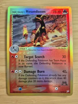 Team Magma's Houndoom 34/95 - Team Magma vs Team Aqua Reverse Holo Pokemon - Image 1