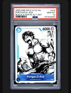 2025 One Piece Portgas.D.Ace (Parallel) ST22-010 Psa 10 - Image 1