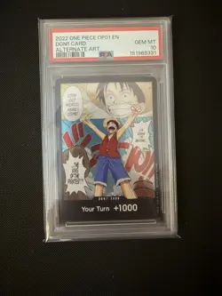 2022 One Piece OP01 Romance Dawn Don!! Alternate Art - PSA 10 - Image 1