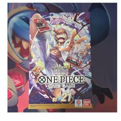 Bandai One Piece Card Game Starter Deck EX Gear5 ST21 Luffy Sleeve Bonus Pack - Image 1