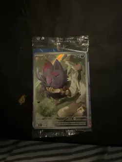 Pokemon TCG N's Zorua 189 Journey Together ETB Promo Holo Card, Sealed - Image 1
