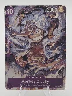 One Piece Monkey D Luffy P-041 English Promo Card - Image 1