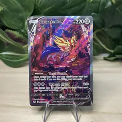 Zamazenta V GG54 Crown Zenith Galarian Gallery Pokemon Card NM - Image 1