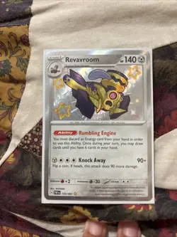 Revavroom #193/091 Shiny Holo Paldean Fates Pokemon TCG Cards - Image 1