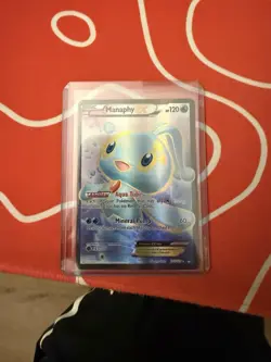 Pokemon TCG Manaphy EX XY Breakpoint Holo Full Art Ultra Rare Card 116/122 - Image 1