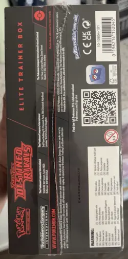 Pokemon TCG Scarlet & Violet Destined Rivals Elite Trainer Box 60 Cards English - Image 3
