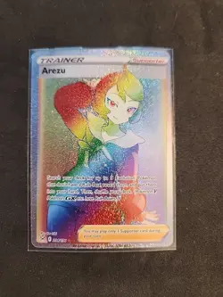 Arezu (Secret) 204/196 Lost Origin Holo POKEMON CARD RAINBOW NM - Image 1