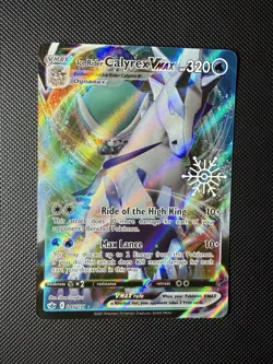 NM Ice Rider Calyrex VMAX 046/198 Chilling Reign Ultra Rare Pokemon Card - Image 1
