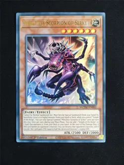 Merciless Scorpion of Serket MZTM Ultra Rare - 1st ed Yugioh Card #22E - Image 1