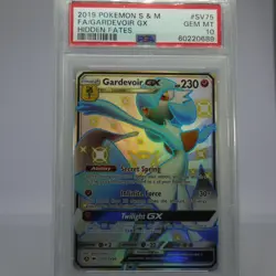 2019 POKEMON SUN & MOON HIDDEN FATES #SV75 FULL ART/GARDEVOIR GX PSA 10 - Image 1