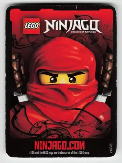 2011 LEGO Ninjago Masters of Spinjitzu - SENSEI WU - Non Holo Card #7 - Image 2