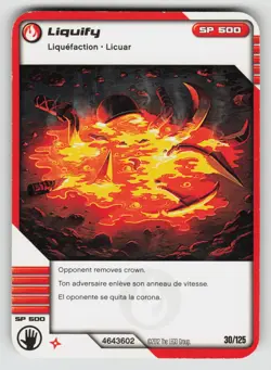 2012 LEGO Ninjago TCG - LIQUIFY - Non Holo Card #30/125 - Image 1