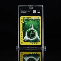 2002 Pokemon Japanese Mcdonald'S Grass Energy-Holo PSA 10 Swirls - Image 1