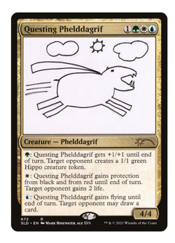 Questing Phelddagrif (672) Secret Lair MTG - Image 1