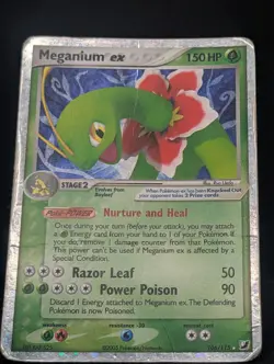 Meganium ex 106/115 Unseen Forces Holo Rare Pokemon TCG Nintendo vintage - Image 3