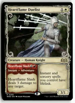 Heartflame Duelist (Showcase) 290 Rare Wilds of Eldraine Magic: The Gathering LP - Image 1
