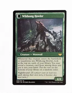 Howlpack Piper ~ MTG Innistrad: Crimson Vow ~ 205/277 Wildsong Howler - Image 2