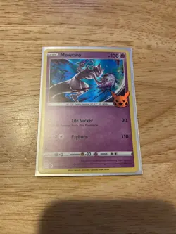 Pokemon Mewtwo (Pumpkin Promo) (56pp/251) Brilliant Stars MP HOLO - Image 1