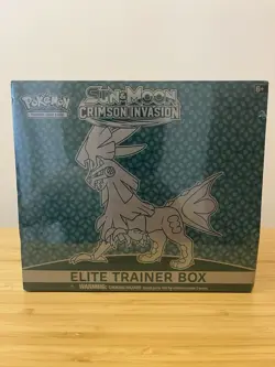 Pokemon TCG Crimson Invasion Elite Trainer Box Sun Moon SM04 - Image 1