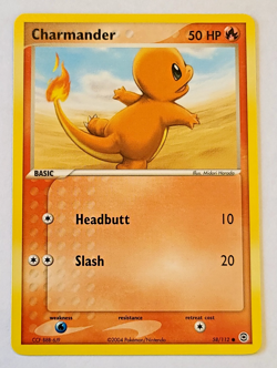 Pokemon TCG: Charmander EX FireRed & LeafGreen #58/112 Near Mint (NM) - Image 1