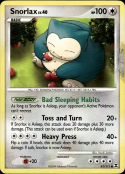 Snorlax 81 Common Rising Rivals 81/111 Colorless Pokemon Card - Image 1