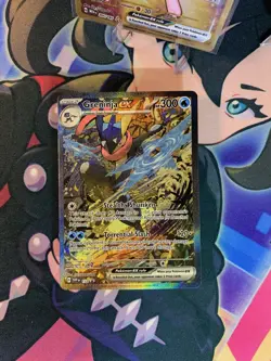 Pokemon Greninja ex 132 SVP Scarlet & Violet Promo Holo - Image 1