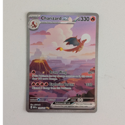 Pokemon TCG Charizard ex 199/165 Sv: Scarlet & Violet 151 SIR Holo English 2023 - Image 1