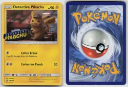 Detective Pikachu - SM190 Holo Promo Sun & Moon Promo Pokemon Holo MP - Image 3