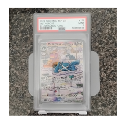 Pokemon TCG Metagross Illustration Rare Holo Temporal Forces 178/162 PSA 9 - Image 1