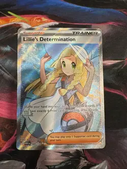 Lillie's Determination 169/132 Ultra Rare Mega Evolution Pokemon - Image 1
