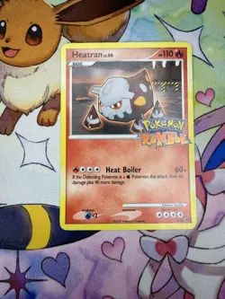 Pokemon TCG Heatran 4/16 Pokemon Rumble Holo Rare Vintage Wii EX Era MP - Image 1
