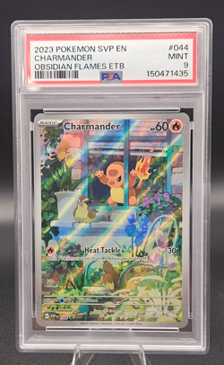 2023 Pokemon SVP EN Charmander #44 Promo ~ Obsidian Flames ~ PSA Mint 9 - Image 1