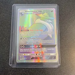 Pokemon Honchkrow GX Secret Rare Full Art Holo 221/214 Sm-Unbroken Bonds - Image 1