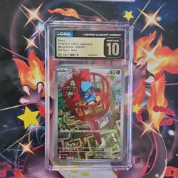 Pokemon Riolu CGC Pristine 10 M1l: Mega Brave 068/063 Art Rare Holo Japanese - Image 1
