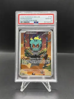 2025 Pokemon Mega Evolution Marshadow Illustration Rare #146/132 PSA 10 GEM MINT - Image 1