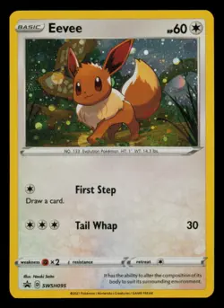 Eevee SWSH095 Holo Promo Sword & Shield Promo Pokemon Near Mint - Image 1