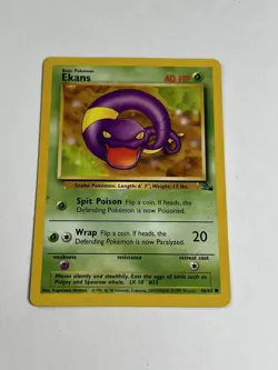 1999 Pokemon Ekans - Fossil Common 46/62 WOTC - Image 1
