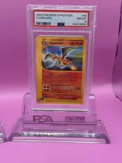 🔥🔥 2002 Pokemon Expedition Charizard Pair PSA 8 Sequential Set #39 #40 🔥🔥 - Image 4